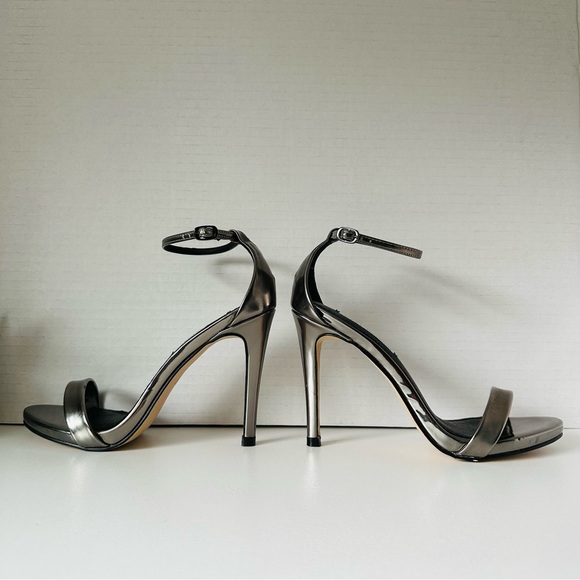 Steve Madden Sexy Metallic High Heeled Sandals - Picture 3 of 11